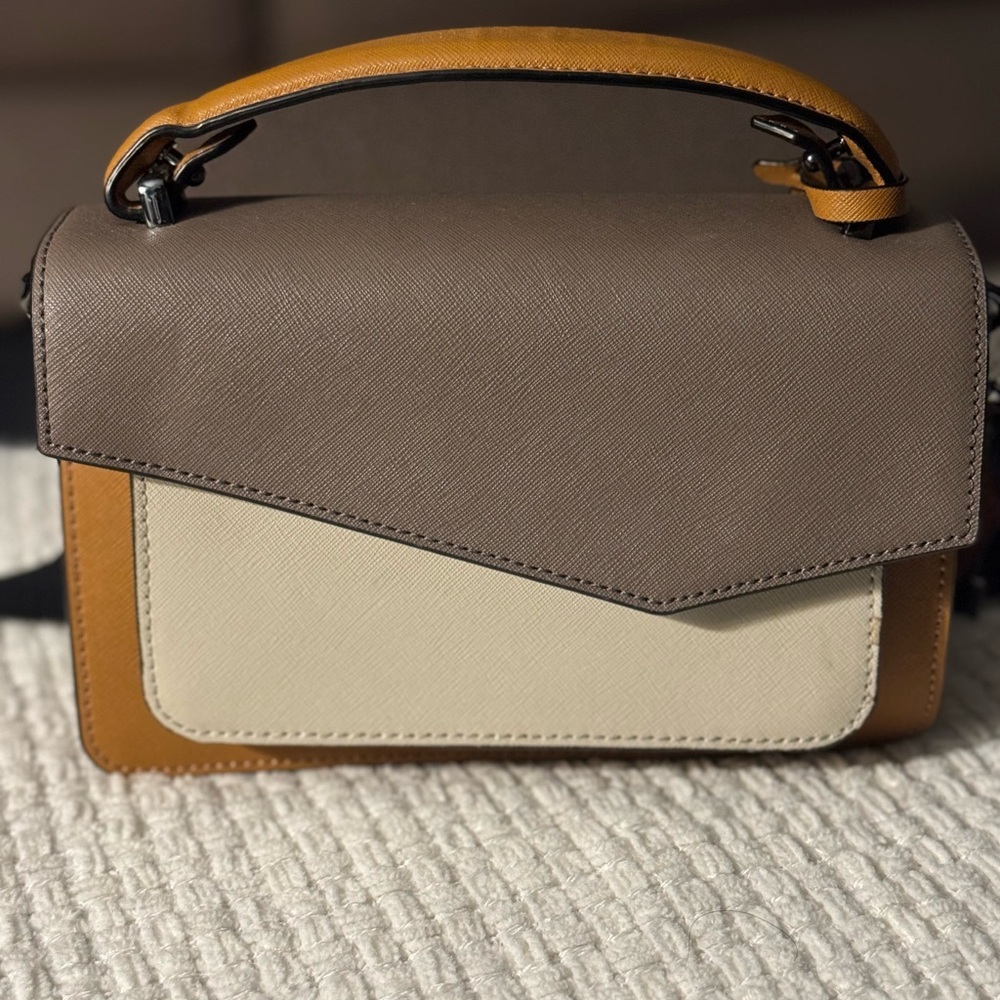 Botkier Tan and Cream Crossbody Bag
